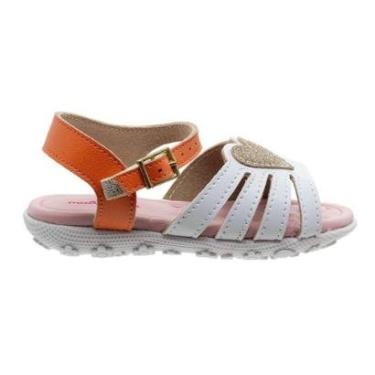 Imagem de Sandália Rasteira Infantil Menina Molekinha 2121.141 Branca-Feminino
