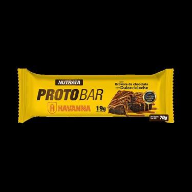 Imagem de Barra de Proteína PROTOBAR Sabor Brownie de Chocolate com Dulce de Lei
