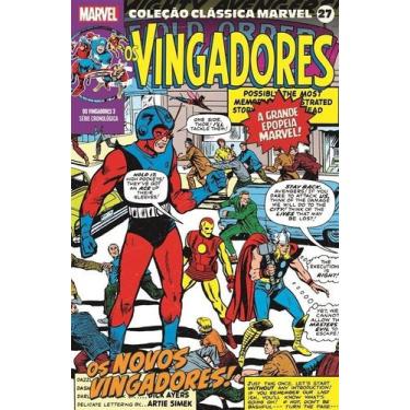 Imagem de Livro - Coleção Clássica Marvel Vol.27 - Vingadores Vol.03