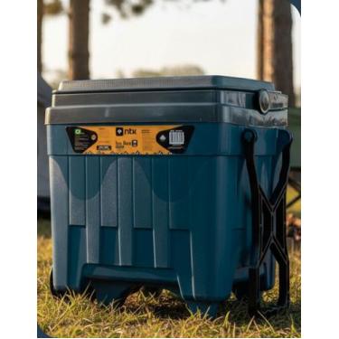 Imagem de Caixa Térmica Nautika Ice Box 34L com Rodas e Alça Reforçada para Prai
