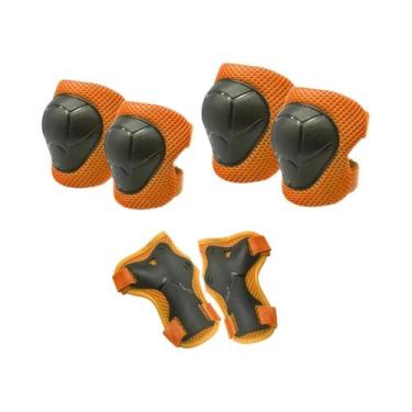 Imagem de Conjunto De Protetores De Cotovelo E Joelho Para Crianças E Jovens, Pr