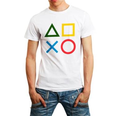 Imagem de Camiseta playstation games jogos camisa masculina lançamento 01 - DESI