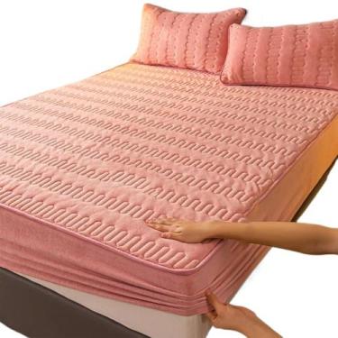 Imagem de Capa Protetor Colchão Elástico Solteiro Impermeável - gaby doces e enx