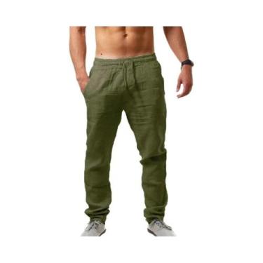 Imagem de Calças De Verão Masculinas Para Esportes E Academia, Respiráveis, Em A