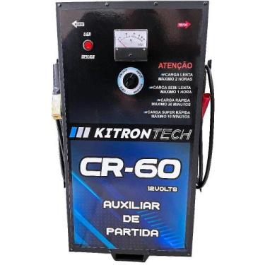 Imagem de Carregador de Bateria CRAP 60A Bivolt com Auxiliar de Partida  - KITRO