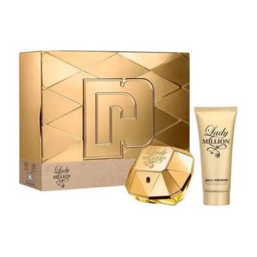 Imagem de Kit paco rabanne lady million eau de parfum 80ml + body lotion lady mi