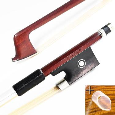 Imagem de Arco de Violino VINGOBOW Tamanho 3/4 69 cm Madeira de Brasil Ébano
