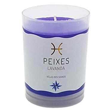 Imagem de Vela Signo Peixes Perfumada Peixes Lavanda 90g