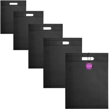 Imagem de Kit 5x Sacolas em TNT Premium Termo Selado 25x35cm Nifty TopGet