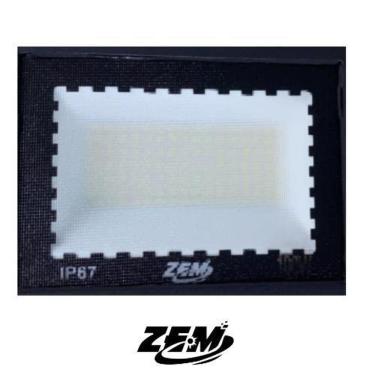 Imagem de Refletor Led 100W Bivolt Branco Frio 6500K Econômico Bivolt