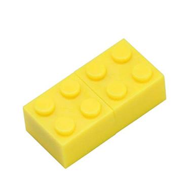 Imagem de Blocos de construção amarelos de 16 GB modelo USB Flash Drive PenDrive Pen Drive USB Flash Drive U Disk Memory Stick USB Flash Card Pen Drive USB Disk USB Stick
