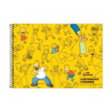 Imagem de Caderno Desenho Simpsons 80 Folhas - Tilibra