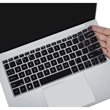 Imagem de CaseBuy Capa de teclado para laptop 2024 2023 2022 HP EliteBook 840 845 G9 G10 35.6 cm e EliteBook 830 835 G9 G10 33.8 cm Capa protetora de teclado dos EUA - preta
