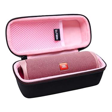 Imagem de LTGEM EVA Travel Strorage Capa Rígida Compatível com JBL Flip 7/6/5/GRIP Alto-falante Portátil Impermeável - Rosa