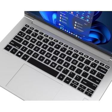 Imagem de Capa de teclado para notebook HP EliteBook 840 845 1040 G9 G10 35.6 cm 2023, HP EliteBook 830 835 1040 G9 G10 33.8 cm [NÃO serve para HP EliteBook 840 845 10400 G8 G 7 G6 G5 G4 G3] - Preto