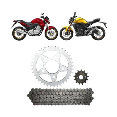 Imagem de 01 Kit Relação 43x16 Honda CB300 R 2009 A 2015 Nakata