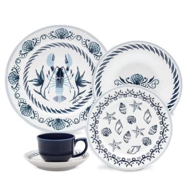 Imagem de Aparelho de Jantar 30 Peças Flamingo Osteria Oxford