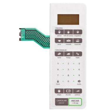 Imagem de Membrana teclado Para Microondas Consul Cms 45 Ab Branca - TND