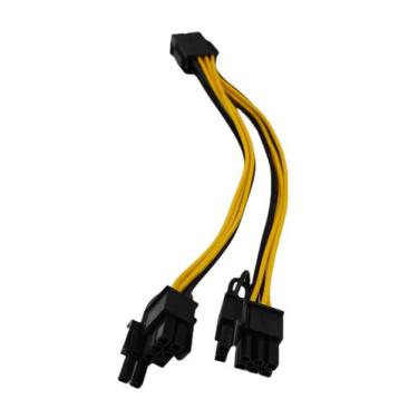 Imagem de Cabo Adaptador 8 Pinos Pci-E Para 2X 8 6 +2 Placa De Vídeo - Chipal