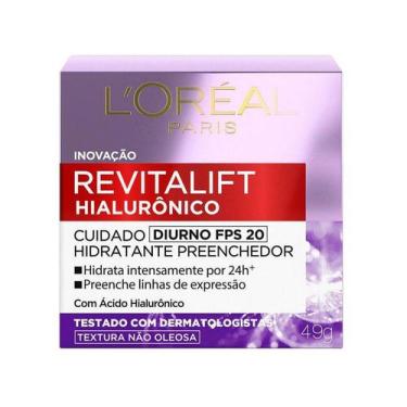 Imagem de Creme Facial Loreal Paris Revitalift Hialurônico - 49g