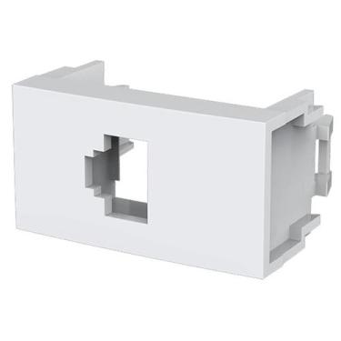 Imagem de Modulo Dubai para Rj45 Enerbras, Branca