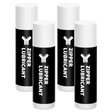 Imagem de Shupakul 4 peças de bastões de cera de caça com zíper - lubrificante portátil de encaixe e zíper - lubrificante de encaixe de cera e zíper para roupas de caça, tendas de pesca no gelo, persianas