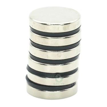Imagem de Magneto (Imã) Neodímio N35 - 15X3 mm - 6und - New Imãs