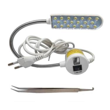 Imagem de Luminária Lampada De Led Maquina De Costura Industrial Reta Overloque 