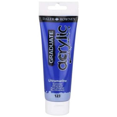 Imagem de Tinta Acrílica Graduate 120ml Ultramarino 123 Daler Rowney, ULTRAMARIN