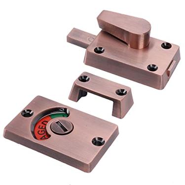 Imagem de Fechadura de Banheiro Ocupada Vaga, Fechadura de Porta de Banheiro Fechadura de Porta Divisória Com Alça Indicador de Privacidade Fechadura de Vestiário para Banheiro Público
