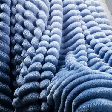 Imagem de Manta Coberto Fluffy Degradê Ulta-soft - Secagem Rapida - Cama Queen -