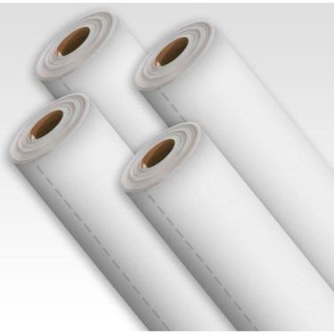 Imagem de TNT 0,70CM 40G Picotado 70CMX1M Branco Rolo com 50 Metros - Supper