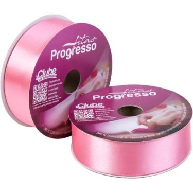 Imagem de Fita de Cetim 38MM 50M Rosa Petala 009 - Fitas Progresso
