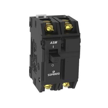 Imagem de Disjuntor Nema Bipolar Bifásico 50a Soprano ASM2-B