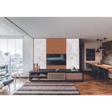 Imagem de Papel de Parede  Marmore e Ripado Tedencia  (folha med. 90x300 cm) - D