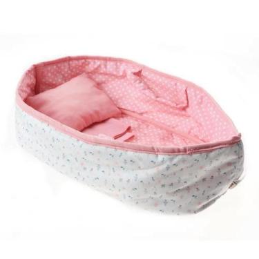 Imagem de Berço Moisés para Boneca Metoo com Manta e Travesseiro Bup Baby