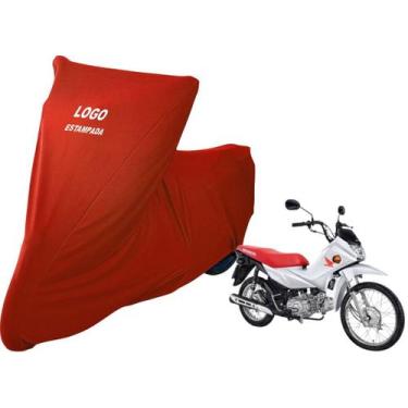 Imagem de Capa Para Cobrir Moto Honda POP 110i Alta Durabilidade - Mz, Vermelha