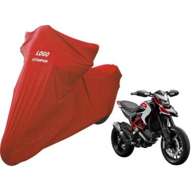 Imagem de Capa Para Moto Ducati HyperMotard 796 821 950 1100 - Mz, Vermelha