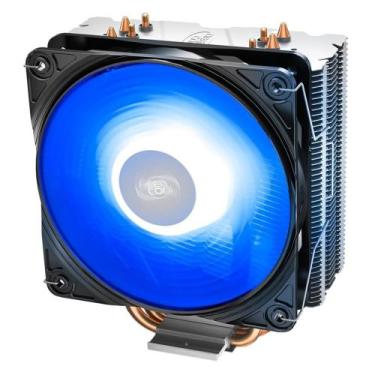 Imagem de Air Cooler DeepCool Gammaxx 400 V2, 120mm, LED Azul, Branco - DP-MCH4-