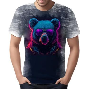 Imagem de Camiseta Camisa Estampada T-shirt Face Urso Neon Moda 5 - Enjoy Shop, 