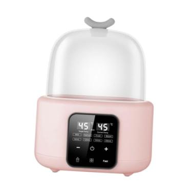 Imagem de Milageto Aquecedor de mamadeira para alimentação de bebês, aquecedor de garrafas para fórmula e leite materno, aquecedor de fórmula para bebês em, Rosa