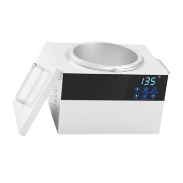 Imagem de IEUDNS Máquina de cera para pote de cera, aquecedor elétrico de cera, aquecedor de cera de derretimento rápido, profissional para uso próprio, beleza