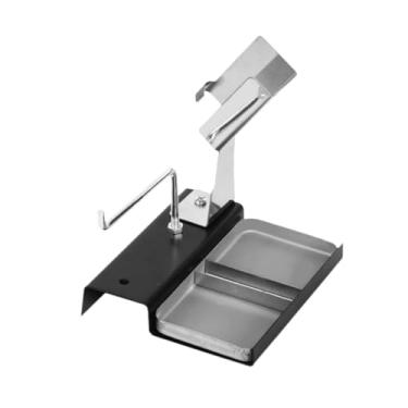 Imagem de Esquirla Suporte de ferro de solda estação de suporte de solda de metal retrabalho suporte de ponta de solda resistente estação de ferro de solda