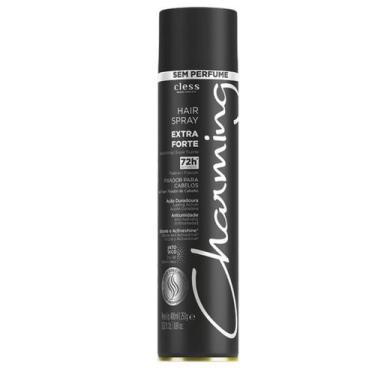Imagem de Laque Fixador de Cabelo Cless Charming Spray Extra Forte 400ml Fixação