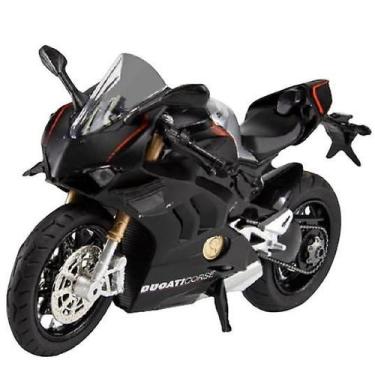 Imagem de Motocicleta de Brinquedo Infantil - Modelo de Liga Metálica com Simula