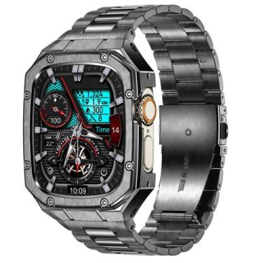 Imagem de Pulseira de Relógio BAITEYOU em Aço Inoxidável para Apple Watch