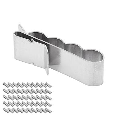 Imagem de Clipes de Gerenciamento de Cabos de 50pcs, Pinça de Arame de Aço Inoxidável 304 Com Design de Farpado, para Instalação de Painel Solar Fotovoltaico