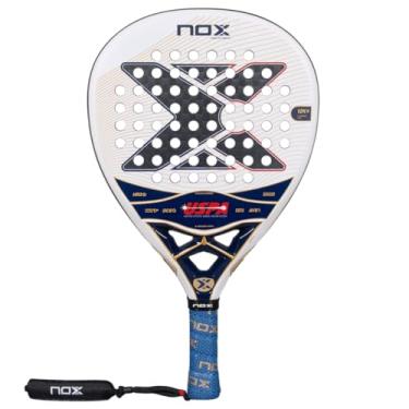 Imagem de Raquete de Padel Attack USPA 12K Edição Exclusiva 2025 | Circuito Oficial NOX USPA Pala Padel | Carbono 12K e Forma de Diamante | Potente HR3 Preto Eva Core | Superfície de Areia Áspera | Raquete para