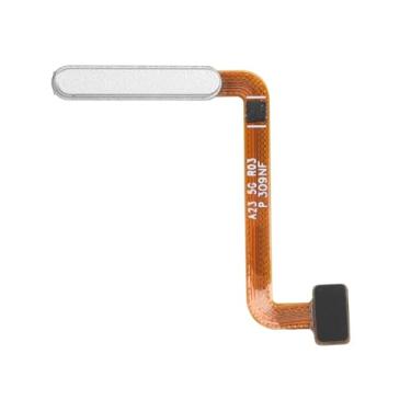 Imagem de BESJMYT Para Samsung Galaxy A23 5G Botão Liga/Desliga 5G e Sensor de Impressão Digital Cabo Flexível Substituição Cabo Flexível Botão de Controle Liga/Desliga Conector Peças de Reparo SM-A236U