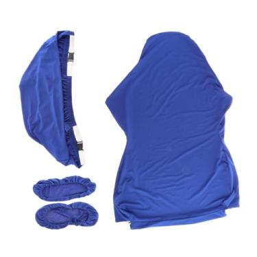 Imagem de YWJLQH a cadeira de jogo capas spandex respirável cadeira de computador de computadores protetor, Azul